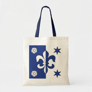 Blue Fleur-de-lis Tote Bag