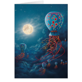 Blue Floaters Card
