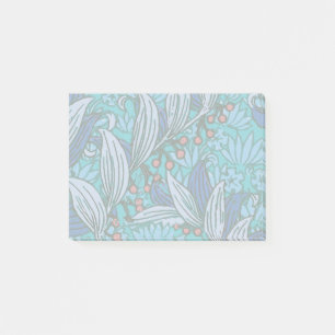 Blue Floral Antique Boho Modern Post-it Notes