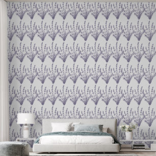 Blue Floral Best Design Wallpaper