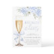 Blue Floral Bridal Brunch Shower Invitation