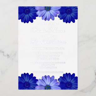 Blue Floral Bridal Shower