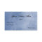 Blue Floral Business Card