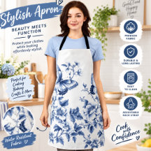Blue Floral Butterfly Popcorn – Elegant Botani
