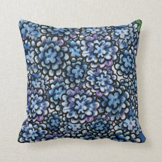 Blue Floral Cushion