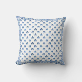 Blue Floral design Cushion