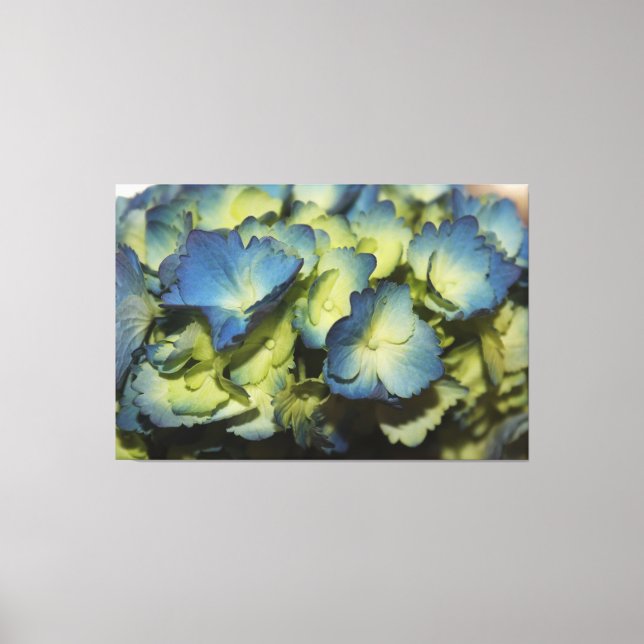 Blue Floral Designer Canvas (Front)