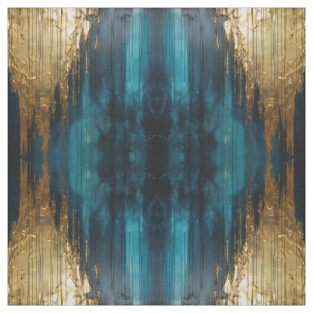 Blue Floral Fabric Seamless Pattern Arts Backdrop (Swatch)