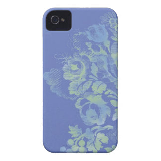Blue Floral iPhone 4/4S Case