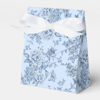 Blue Floral Japanese Favour Box