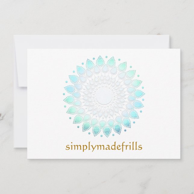 Blue Floral Lotus (Front)