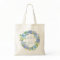 Blue Floral Mother of the Bride Tote Bag Gift