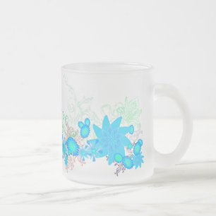 Blue Floral Mug