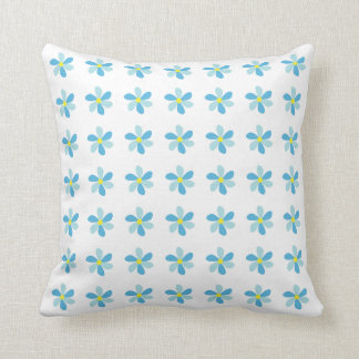 Blue Floral Pattern Cushion