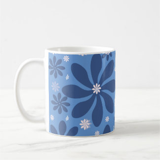 Blue Floral Pattern – Stylish  Acces Coffee Mug