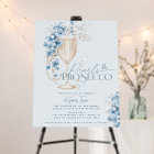 Blue Floral Pearls & Prosecco Bridal Shower
