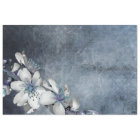 Blue Floral Texture Decoupage Tissue Paper