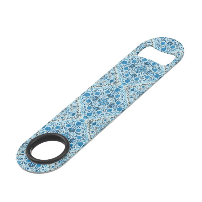 Blue floral tiles (Front Angled)