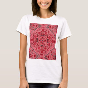 Blue floral tiles T-Shirt