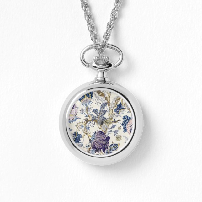 Blue Floral W.Morris Pattern Watch (Front)