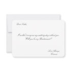 Blue Floral Will You Be My Bridesmaid