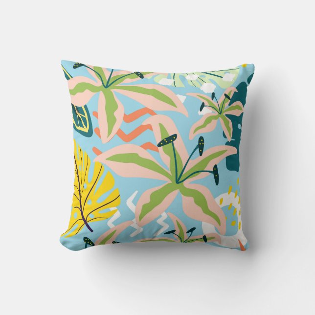 Blue Florals Cushion (Front)