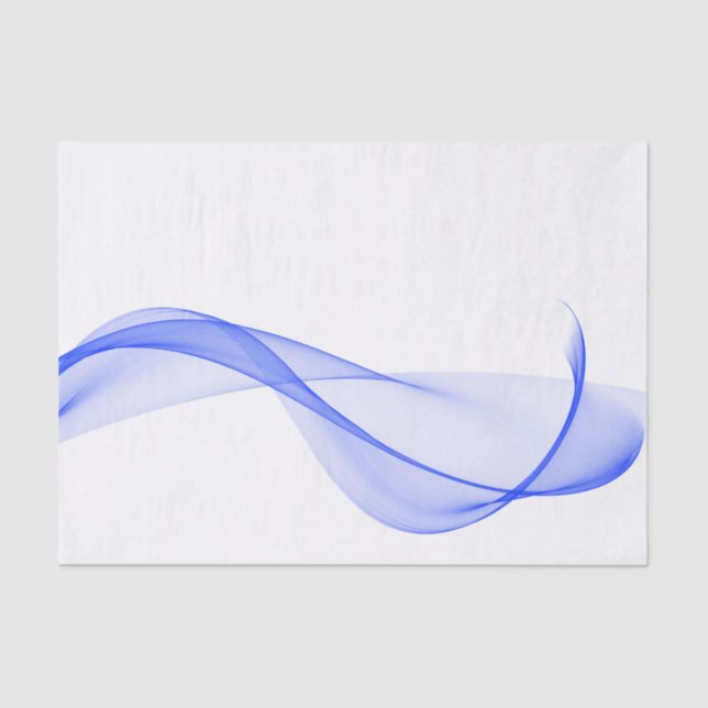 Blue Flow Tissue Paper (Front)