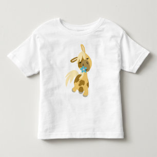 Blue Flower and  Pony children T-shirt