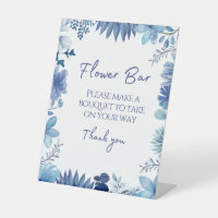 Blue Flower Bar Take A Boquet Favour
