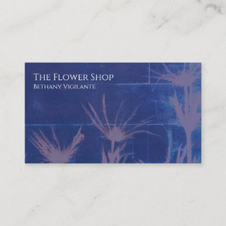 Blue Flower Business Card 
