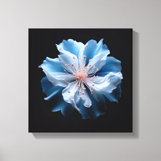 Blue Flower Canvas Print (Front)