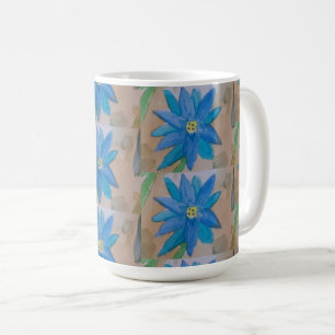 Blue Flower  Coffee Mug