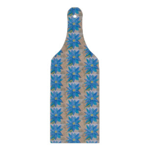 Blue Flower Cutting Board