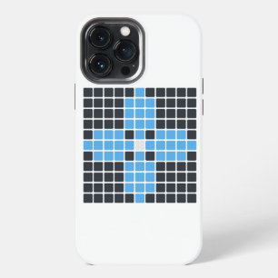 Blue Flower (Emoji Art) iPhone 13 Pro Max Case
