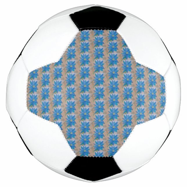 Blue Flower Football (Front)