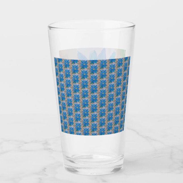 Blue Flower Glass (Front)