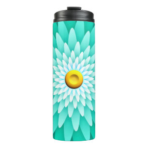 Blue Flower Mandala-68566 Thermal Tumbler