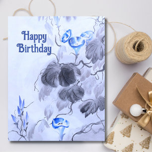 Blue Flower Note Card