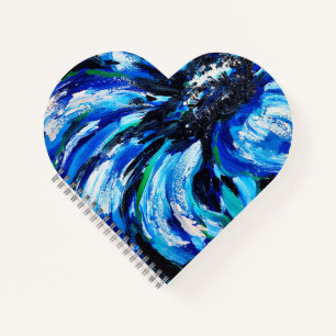 Blue Flower Notebook