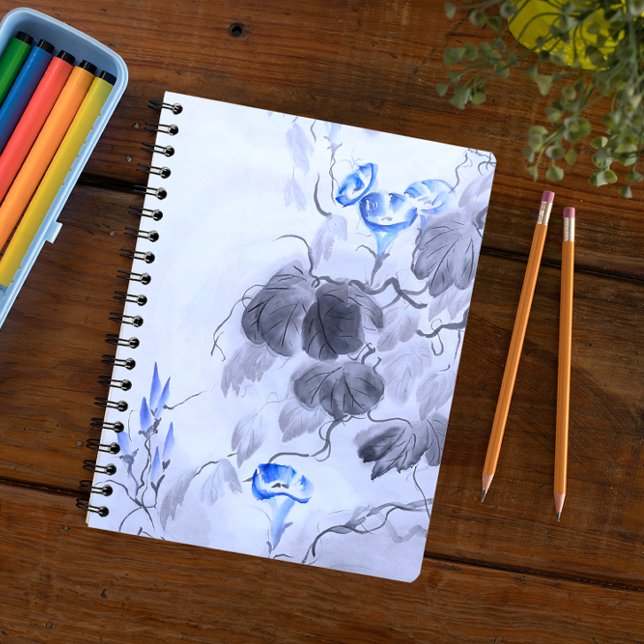 Blue Flower Notebook (Creator Uploaded)