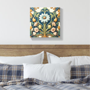 Blue Flower Performance Canvas Print