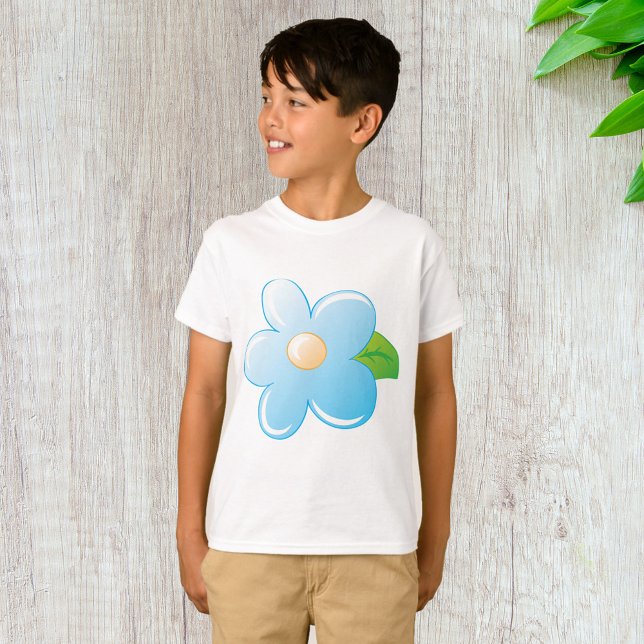 Blue Flower T-Shirt (Creator Uploaded)