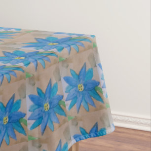 Blue Flower  Tablecloth