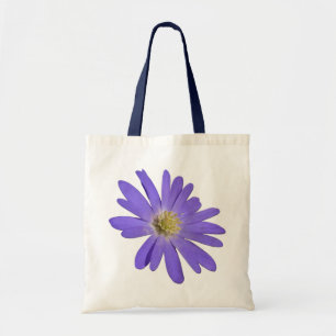 Blue Flower Tote Bag Wildlfower Beach Tote Bags