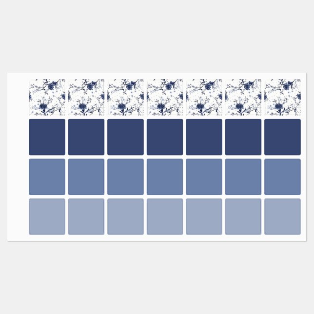 Blue flowers (Sheet)
