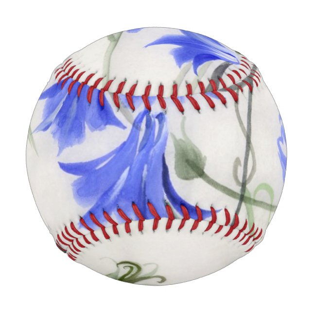 Blue Flowers Baseball (Front)