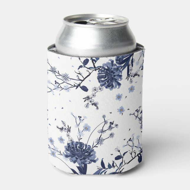 Blue flowers can cooler (Can Front)