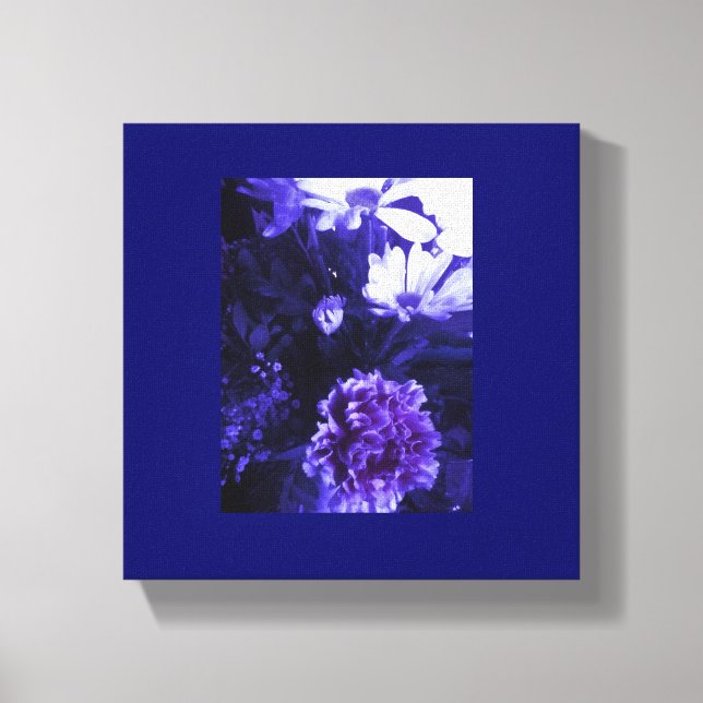 Blue Flowers Canvas Print (Front)