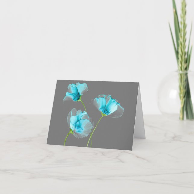  Blue Flowers Card (Front)