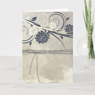 Blue Flowers Card